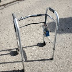 Guardian Two Button Folding Walker with Wheels