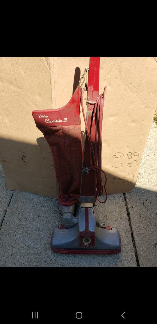 Kirby Vacuum And Old Vacuum