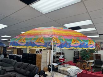 Beach Umbrella with Tilt Function