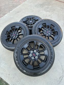 Rims TRD Black 6x5.5 - 6x139.7 rines For Sierra Yukon Silverado Tahoe Suburban C10 Avalanche Escalade Bronco 4Runner Tacoma Sequoia Tundra Titan