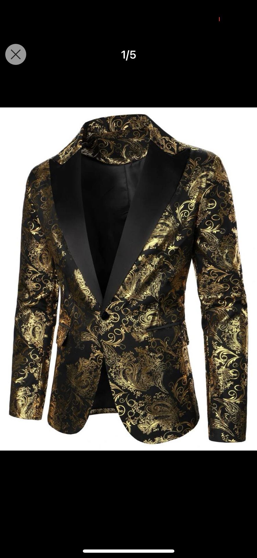 Gold N Black Vest Neva Worn