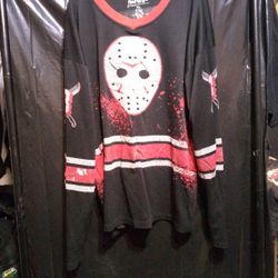 Officially Licensed Friday The 13 - Jason Voorhees Faux Hockey Jersey. Size XL.