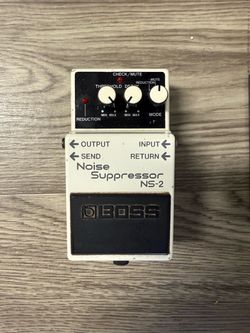 Boss noise suppressor noise gate
