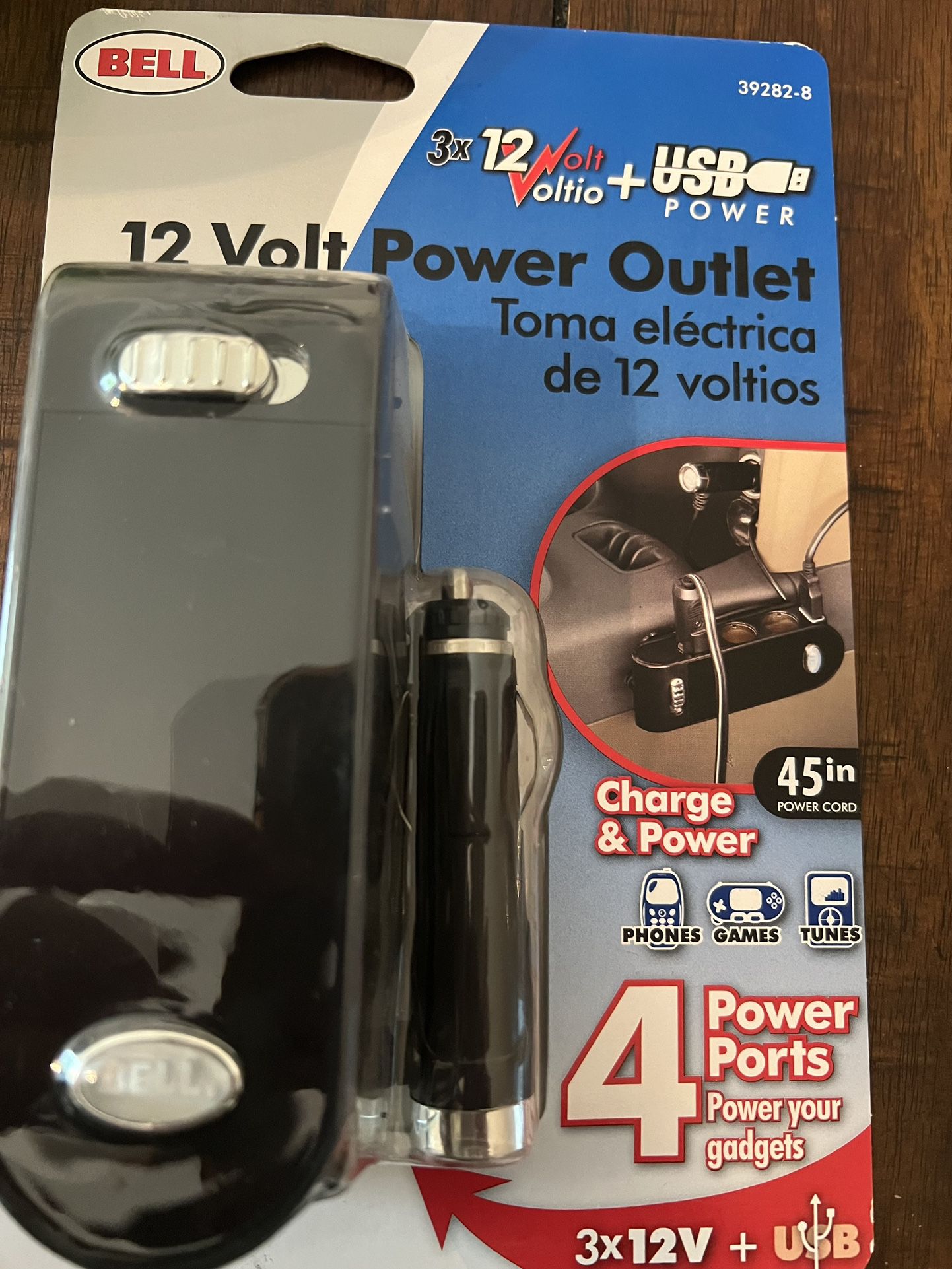 12 Volt Power Outlet +USB 