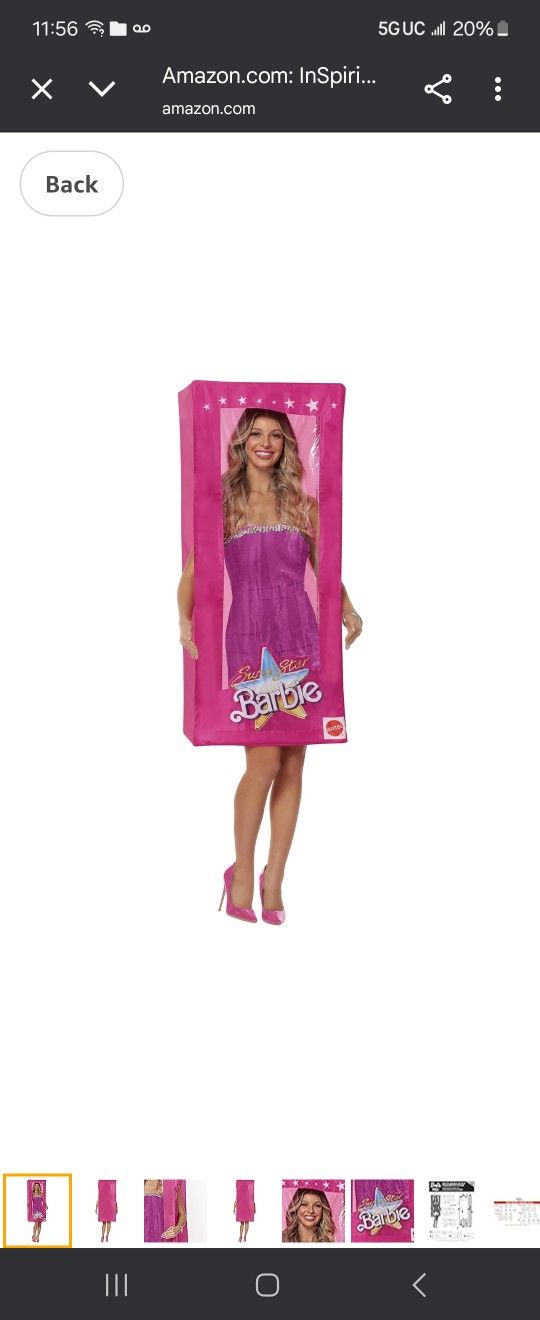 Barbie Box Costume