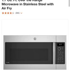 1.7 Cu. Ft. Over the Range Microwave in Slate with Air Fry