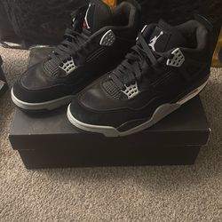 Jordan 4 Black Canvas