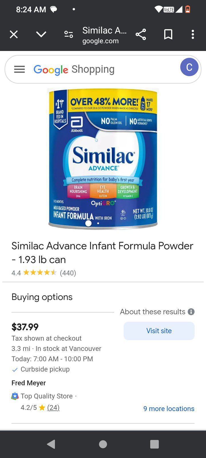Baby Formula 