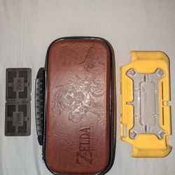Nintendo Switch Lite Zelda Case With Accessories