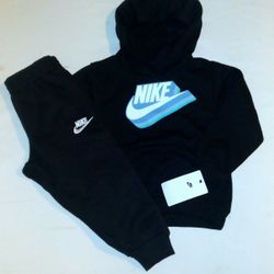 Nike Boys Toddler 2pc Hooded Jogger Set- 4T 