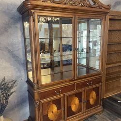 Wood China Hutch
