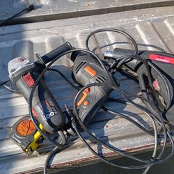 DRILL / HEAT GUN / GRINDER  / TAPE MEASURE ALL FOR $25