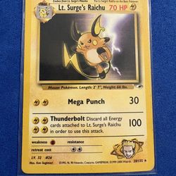 Lt Surge Raichu 