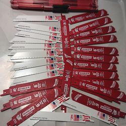 Milwaukee & Diablo Reciprocating Saw Blades Lot $2 each