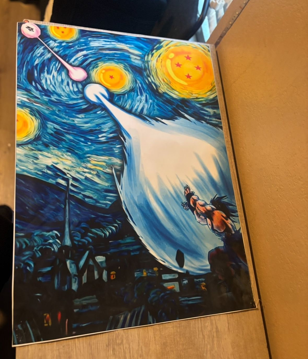 π Dragon Ball Z x Starry Night Poster β Goku Spirit Bomb β $10