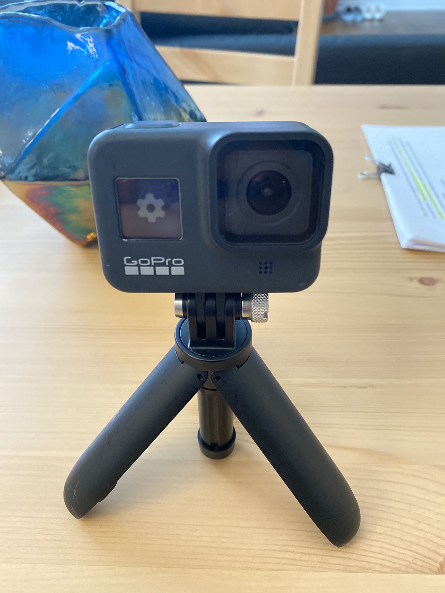 GoPro hero 8 w/ tripod and 32gb memory card