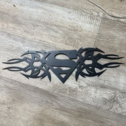 Laser Cut Superman Metal Sign 