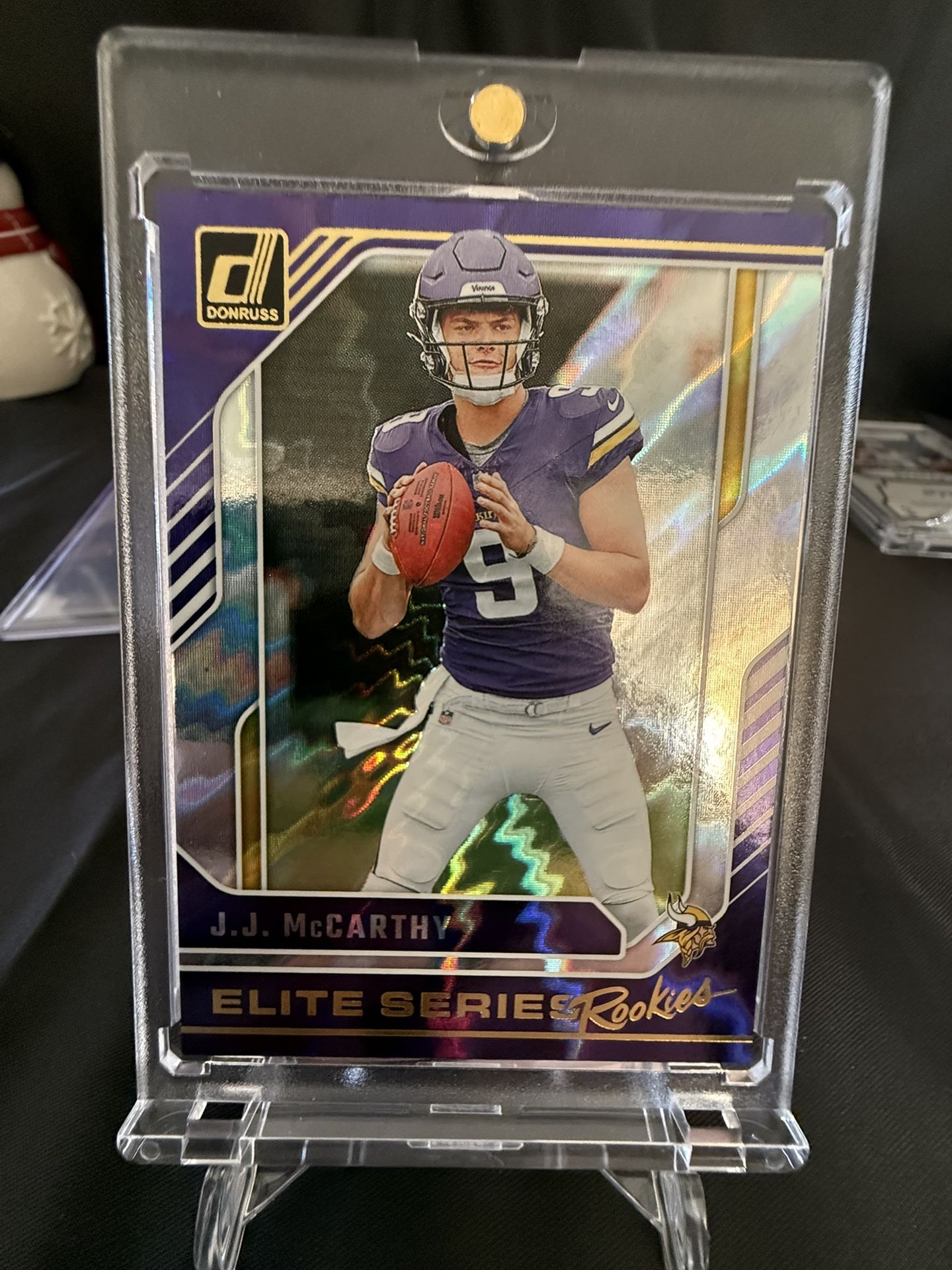 JJ MCCARTHY 2024 DONRUSS ELITE SERIES ROOKIE PARALLEL RC MINNESOTA VIKINGS