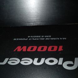 Pioneer 4 Channel Amp Good For Mids Or Mids And Sub