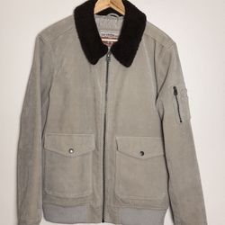 Levi's Men's Faux Suede Aviator Bomber Jacket