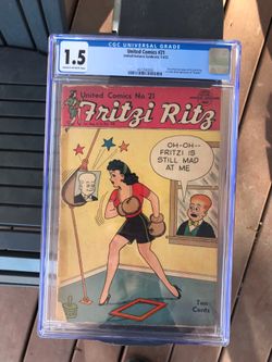 United Comics #21 (1952) CGC 1.5 — 1st Peanuts In Comics (Tied); Charlie Brown