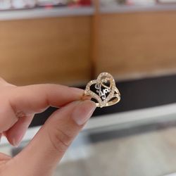 14k Gold I Love You Ring 