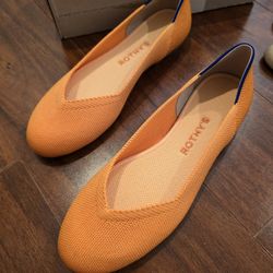 Rothy's The Flat Tangerine Size 6.5