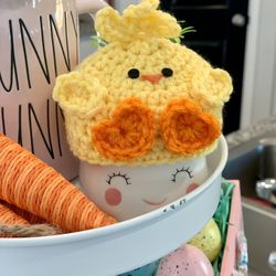 Baby Chick Marshmallow Mug Hat