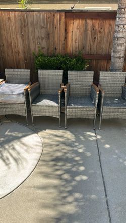 Four brand new chairs, never used
