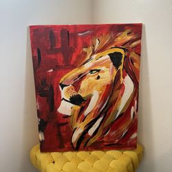 1 Painting & 1 Framed Canvas