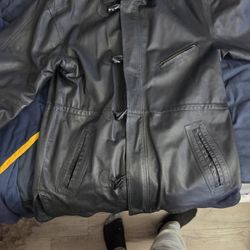 Vintage 90's Leather Coat