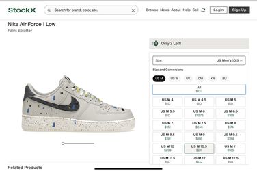 Nike Air Force 1 Low Paint Splatter 