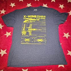 X-Wing Star Wars Large T-shirt