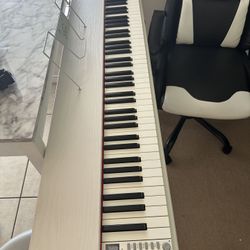 Glarry 88 Keys Digital Piano Full Weighted Action Keyboard With Pedal And Piano Cover