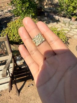 14kt gold nugget ring