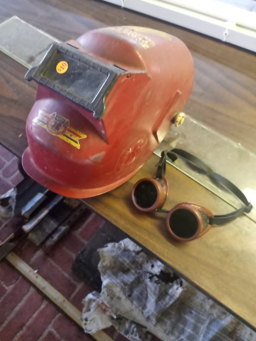 Welder Mask And Goggles