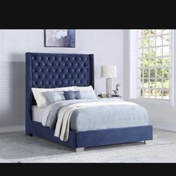 Brand New Queen Size Bed With Mattress $599.financing Available No Credit Needed 