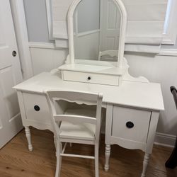 Pottery Barn Kids Desk and Vanity 