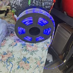 Neon Blue Tube Lights