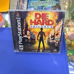 Die Hard Trilogy 2: Viva Las Vegas (PlayStation 1 PS1) CIB COMPLETE & TESTED