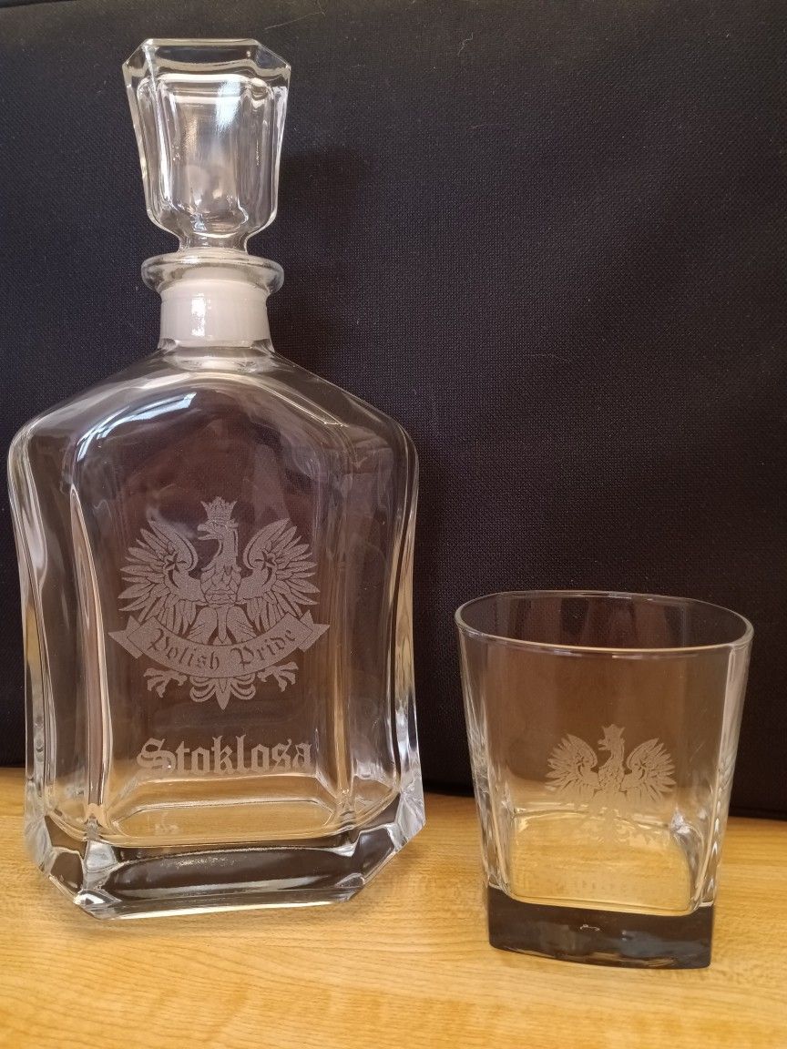 Polish Eagle Whiskey Decanter Set