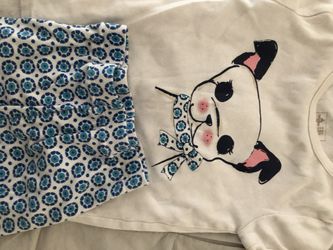 Gap girl size 5 pajamas short sleeve and shorts