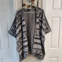 Cuddl Duds Soft Gray Cardigan