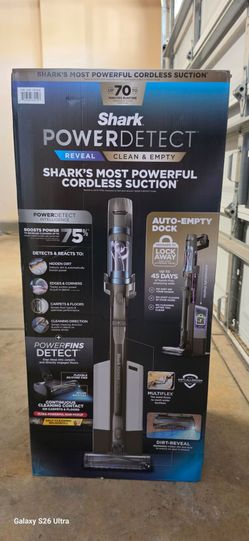 Shark power detect vacuum