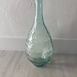 Búcaro alto de cristal