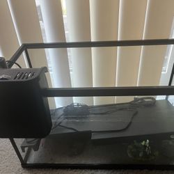 Medium/large glass fish tank perfect for fresh or salt water