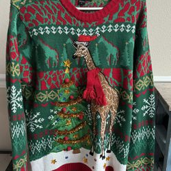 Ugly Christmas Sweater Giraffe size L just $7 xox