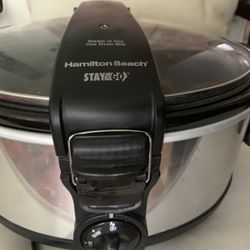 Hamilton Beach Stay Or Go 7 Quart Slow Cooker 