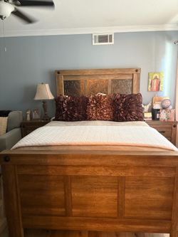 Bed and frame