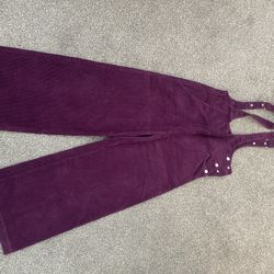 Girls Corduroy Overall Pants 